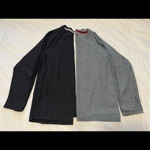 Old Navy Boys Activewear Gray Long Sleeve Shirts 10/12